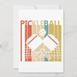 Invitation Pickleball vintage