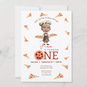 Invitation Pièce D'Amusement 1Er Anniversaire Photo Invitatio
