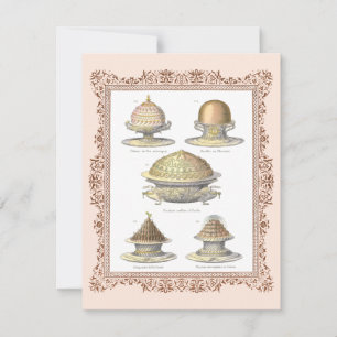 Invitation Pièce de gâteau École culinaire Vintage Diplôme I