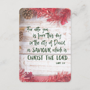 Invitation Pièce de théâtre de Noël sur un verset de la Bible