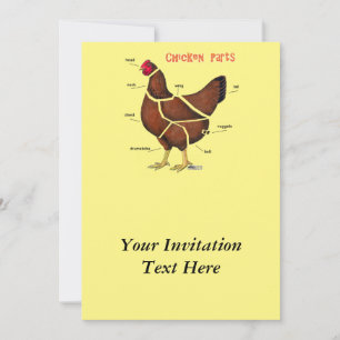 Invitation Pièces de poulet