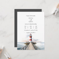 Pier phare Paysage océanique Mariage nautique