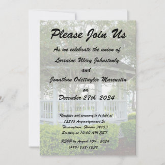 Invitation pierce du fort de gazebo