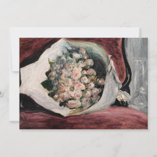 Invitation Pierre-Auguste Renoir - Bouquet dans une boîte