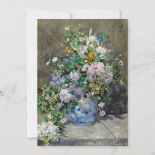 Invitation Pierre-Auguste Renoir - Bouquet printanier