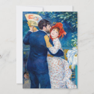 Invitation Pierre-Auguste Renoir - Danse de campagne