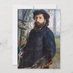 Invitation Pierre Auguste Renoir - Portrait de Claude Monet