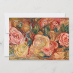 Invitation Pierre-Auguste Renoir - Roses