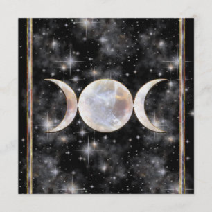 Invitation Pierre de la lune triple de lune