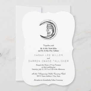 Invitation Pierre Hilal Crescent Lune Noir
