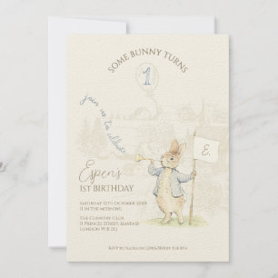 Invitation Pierre le lapin Quelques lapins 1er anniversaire