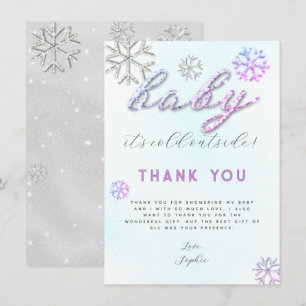 Invitation Pierres de Baby shower rose violet Rhinestones Mer