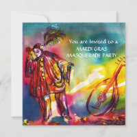 PIERROT ET ROSES MUSICAL ROMANTIQUE Mardi Gras