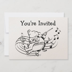Invitation Pig Maestro, vous êtes Invited Card