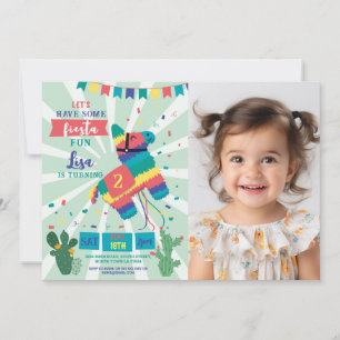 Invitation Piñata Anniversaire Fête Fête Fille Garçon Mexicai