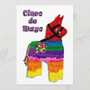 Invitation Pinata Cinco de Mayo