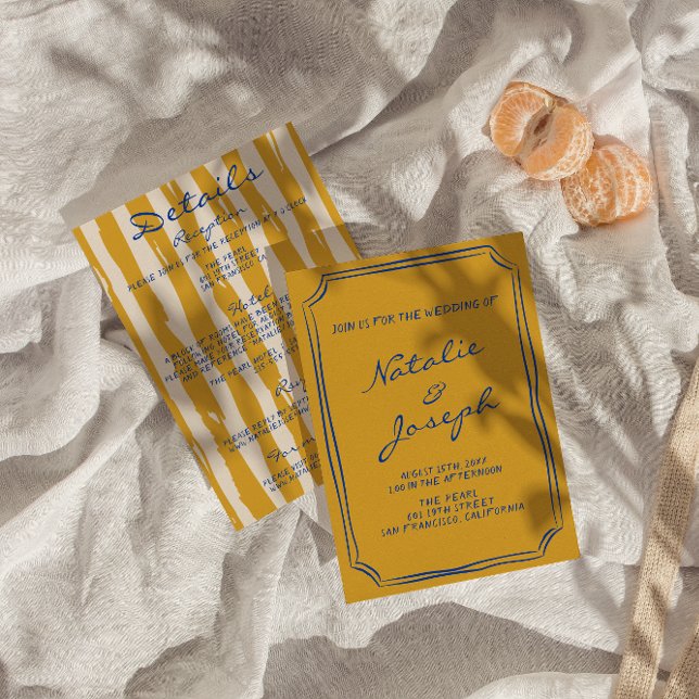 Invitation Pinces Italiennes Écrites À La Main Tout En Un Mar (Créateur téléchargé)