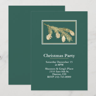 Invitation Pine d'hiver