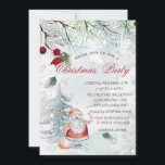 Invitation Pine Tree Branches Santa Claus Bird Christmas<br><div class="desc">Une élégante invitation de fête de vacances avec un camion rouge avec des pins dans la forêt. Ces belles invitations de Noël sont parfaites pour les invitations à des dîners de Noël, les invitations à des échanges de cadeaux de Noël, les collectes de fonds de Noël, les invitations à des...</div>