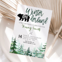 Pine Trees L'hiver dans le Nord PREMIER ANNIVERSAI