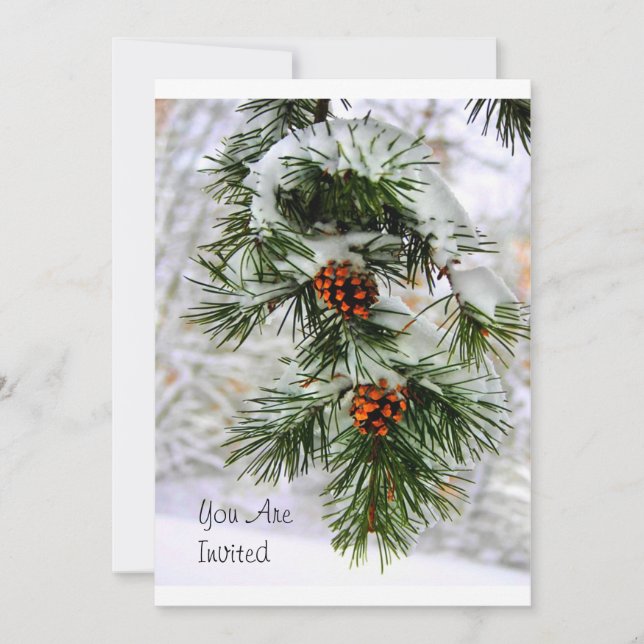 Invitation PineCone BranchHD (Devant)