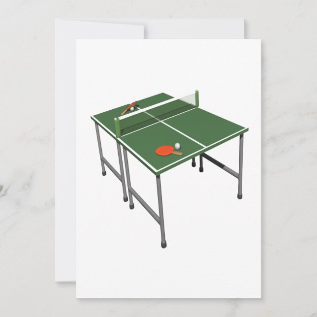 Invitation Ping-pong (Devant)
