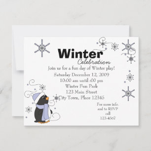 Invitation Pingouin en Awe