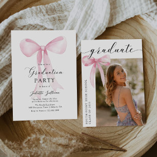 Invitation Pink Bow