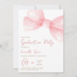 Invitation Pink Bow