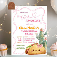 Pink Bow Mexicaine Taco Twosday 2e anniversaire fi