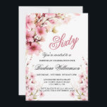 Invitation Pink Floral Elegance 60e anniversaire<br><div class="desc">Commencez cette célébration spéciale de 60e anniversaire dans un style élégant avec cette invitation florale douce et merveilleusement féminine avec des fleurs sauvages mixtes aquarellés à la main. Tout le texte peut être personnalisé pour votre fête, y compris l'invité d'honneur. Si vous avez des demandes spéciales ou si vous avez...</div>