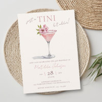 Pink Floral Tini Bit Ancien 40e anniversaire
