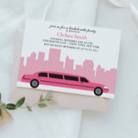 Pink Limousine Bachelorette Party