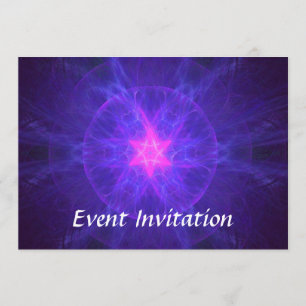 Invitation Pink Magen David