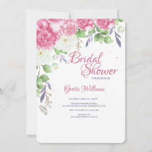 Invitation Pink Peonies