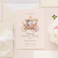 Pink Princess Carriage Fairytale fête d'anniversai