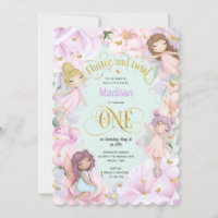 Pink Purple Garden Fée, forêt enchantée Invitat