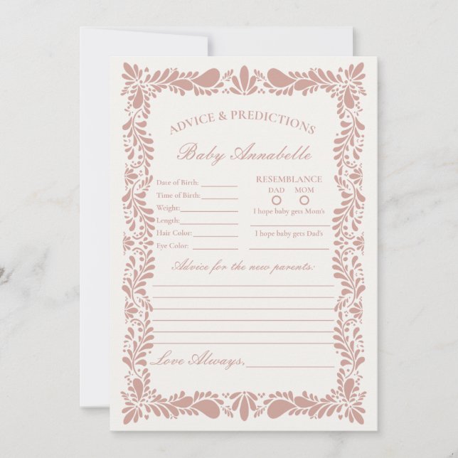 Invitation Pink Talavera Carrelage espagnol Conseils pour la  (Devant)