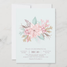 Pink Tis The Season Mint Dîner De Vacances Invitat