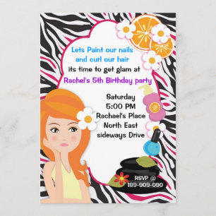 Invitation Pink Zebra spa