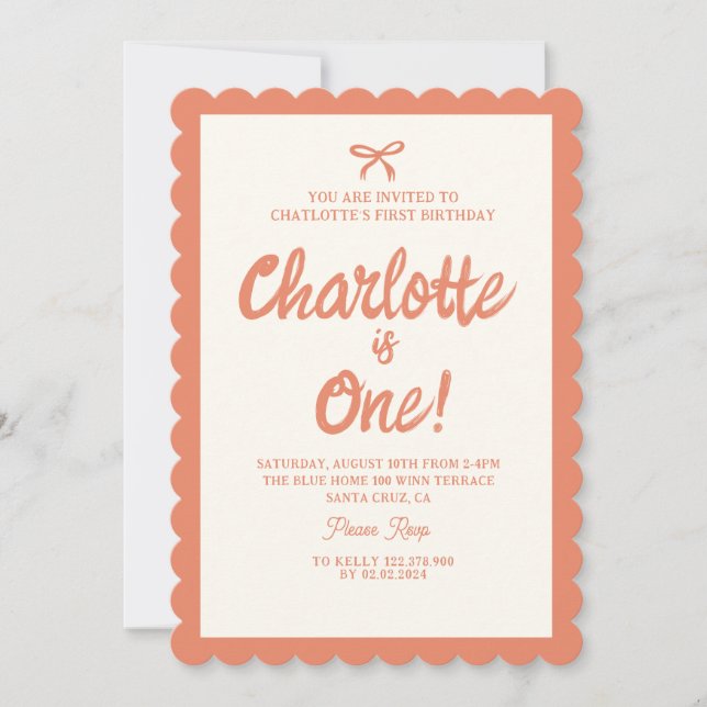 Invitation Pinky Coctails Moderne Blush Hello 21 21E Annivers (Devant)