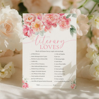 Invitation Piper Literary Loves Game