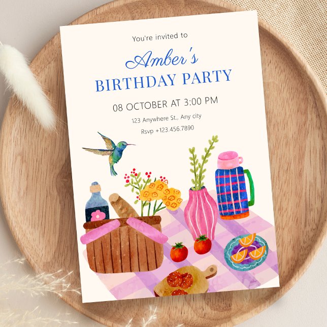Invitation Pique-nique  (Créateur téléchargé)