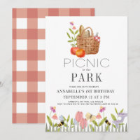 Pique-nique dans le Panier Parc Floral 1er Anniver