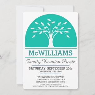 Invitation Pique-nique de réunion de famille