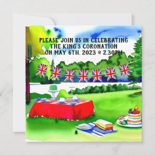 Invitation pique-nique du roi Charles III Coronati