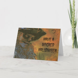 Invitation Pirate de paille d'Halloween