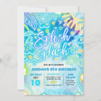 Piscine à éclaboussures Anniversaire Fête Tie Dye