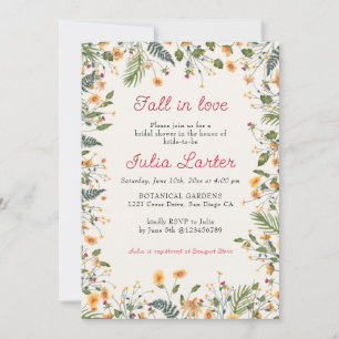 Invitation Pivoine Fleur de Marguerite Jardin Botanique Showe