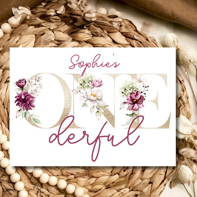 Invitation Pivoines roses fête d'anniversaire aquarelle incro (Créateur téléchargé)